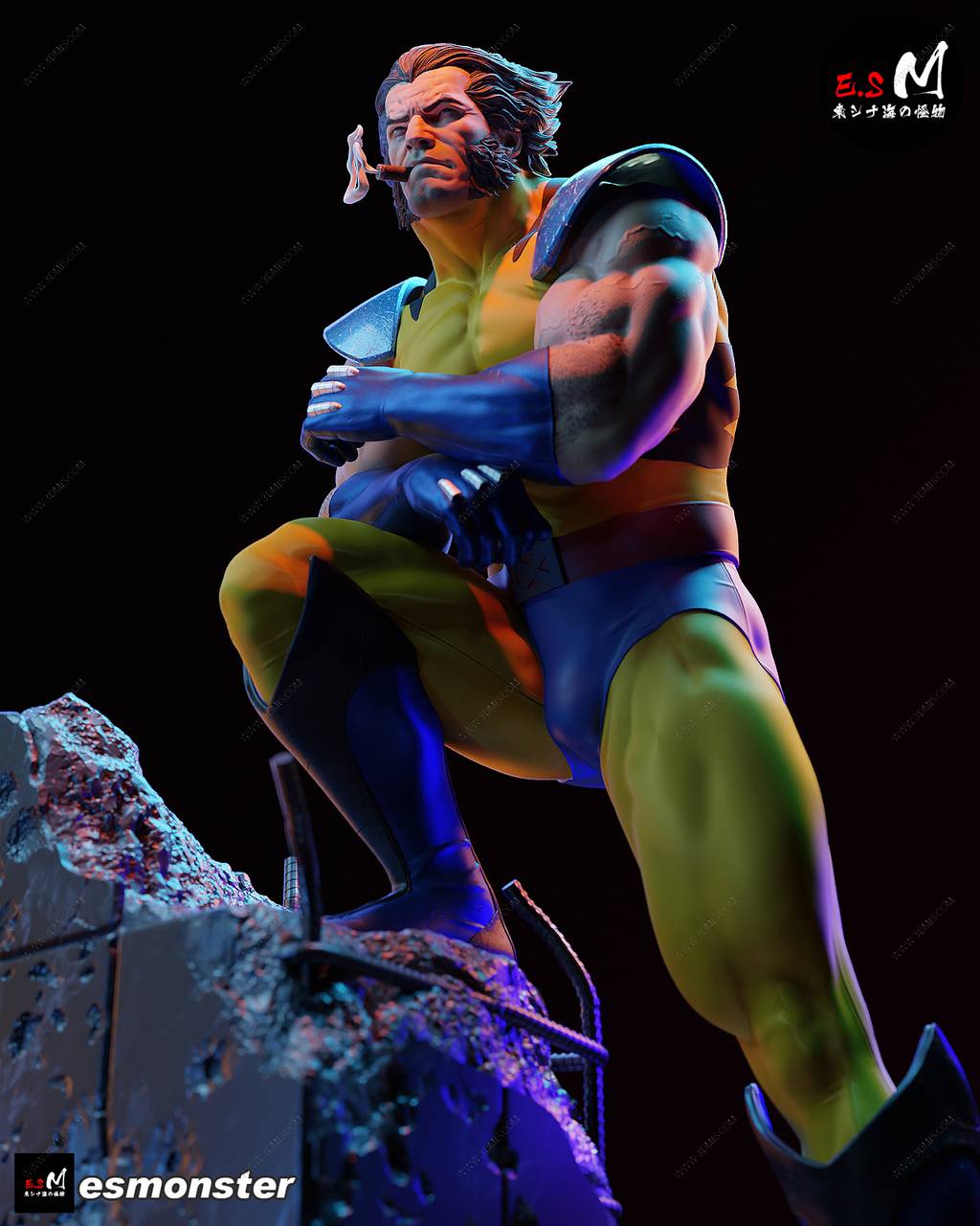 P站图纸印象馆 ESMonster 漫威 金钢狼 ESMonster 漫威 金钢狼