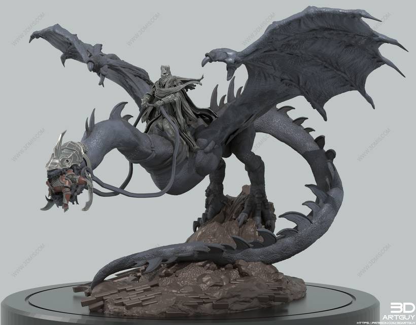 P站图纸印象馆 3DArtGuy 黑暗之王的坐骑 3DArtGuy 黑暗之王的坐骑