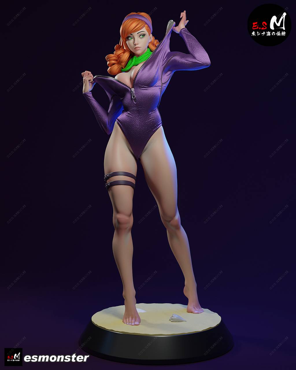 P站图纸印象馆 ESMonster 史酷比狗 达芙妮 ESMonster 史酷比狗 达芙妮