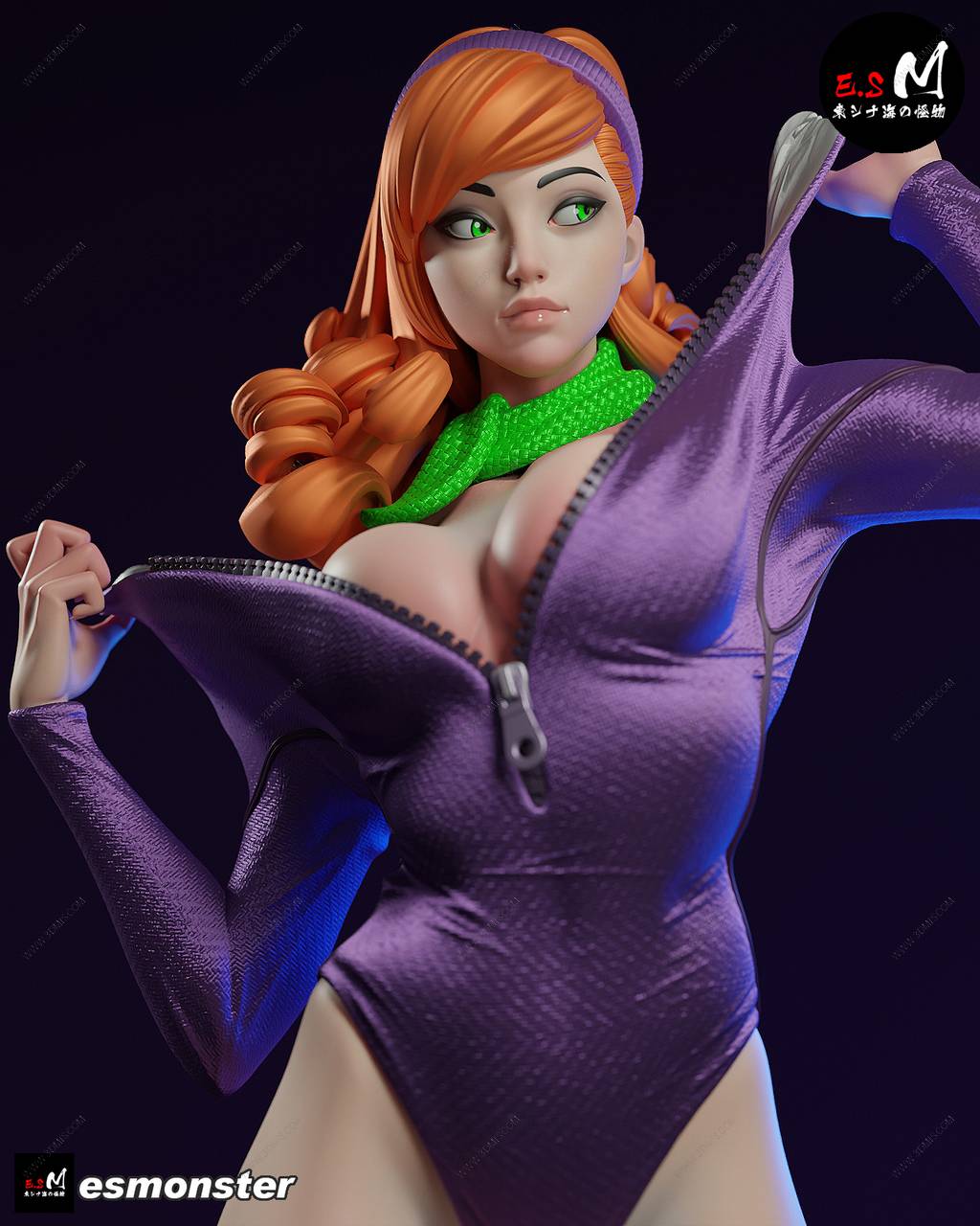 P站图纸印象馆 ESMonster 史酷比狗 达芙妮 ESMonster 史酷比狗 达芙妮