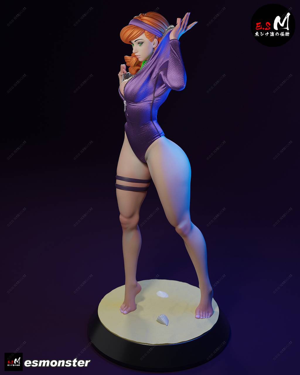 P站图纸印象馆 ESMonster 史酷比狗 达芙妮 ESMonster 史酷比狗 达芙妮