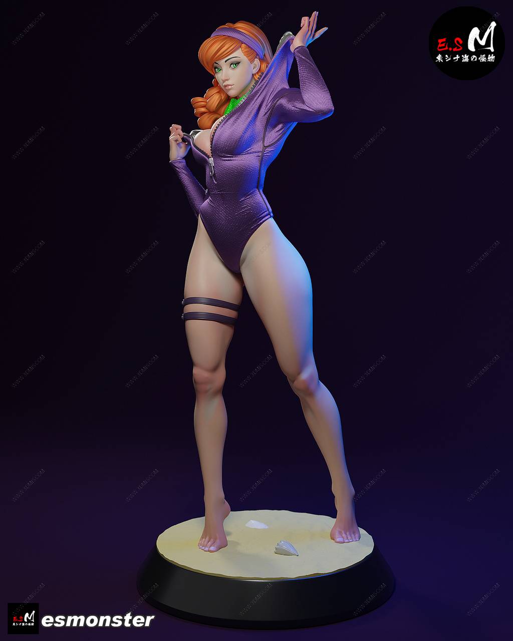 P站图纸印象馆 ESMonster 史酷比狗 达芙妮 ESMonster 史酷比狗 达芙妮