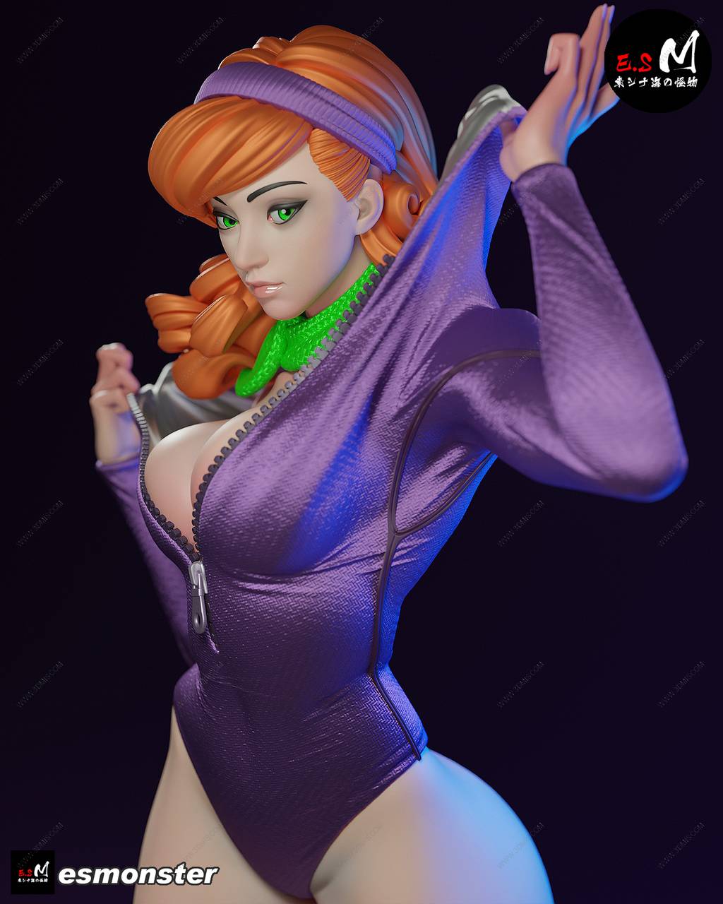 P站图纸印象馆 ESMonster 史酷比狗 达芙妮 ESMonster 史酷比狗 达芙妮