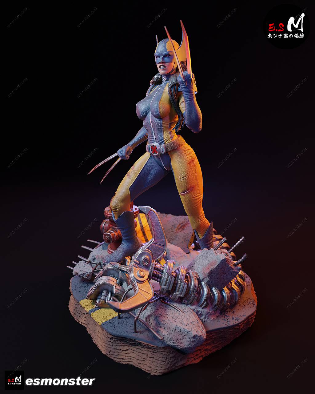 P站图纸印象馆 ESMonster 漫威 劳拉·金尼 ESMonster 漫威 劳拉·金尼