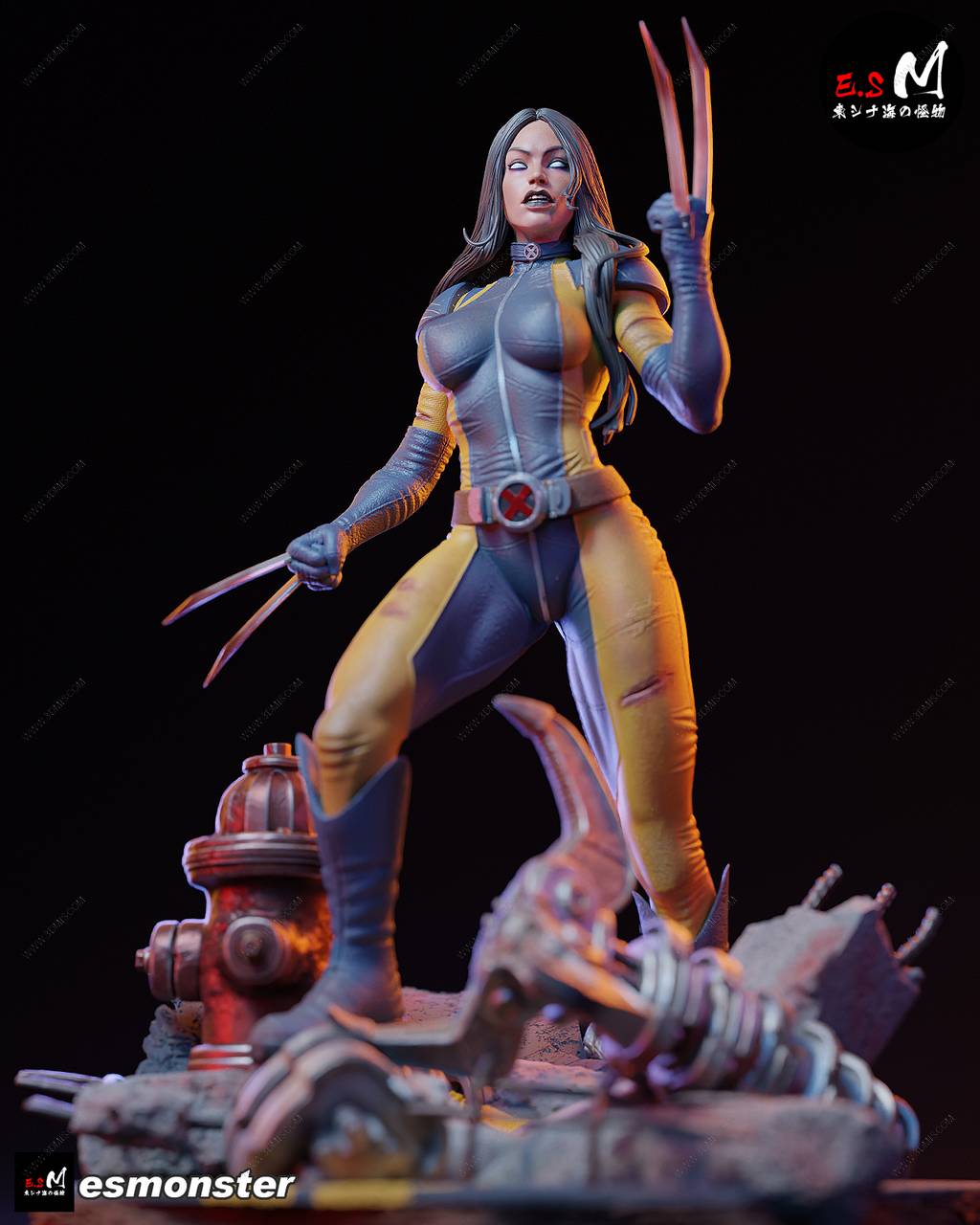 P站图纸印象馆 ESMonster 漫威 劳拉·金尼 ESMonster 漫威 劳拉·金尼