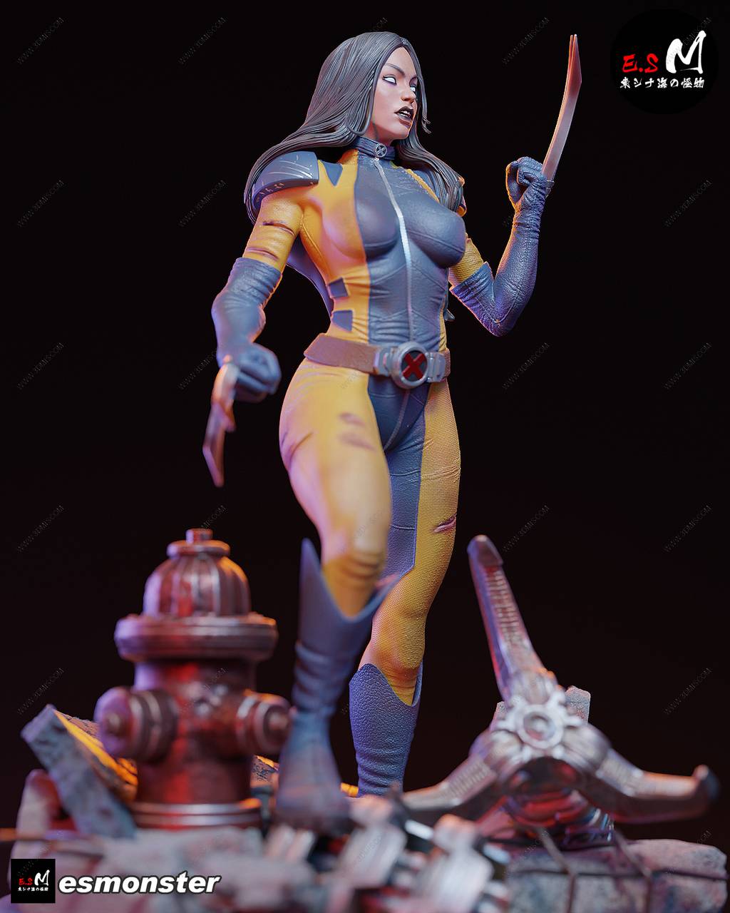 P站图纸印象馆 ESMonster 漫威 劳拉·金尼 ESMonster 漫威 劳拉·金尼