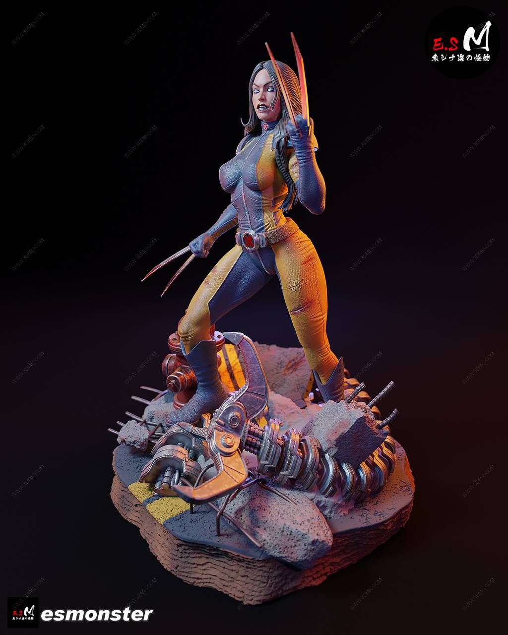 P站图纸印象馆 ESMonster 漫威 劳拉·金尼 ESMonster 漫威 劳拉·金尼