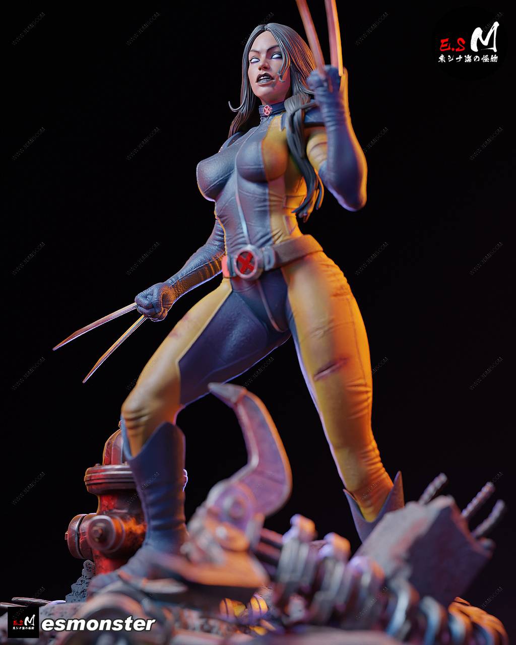 P站图纸印象馆 ESMonster 漫威 劳拉·金尼 ESMonster 漫威 劳拉·金尼