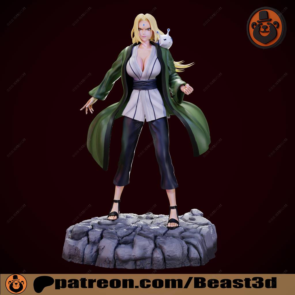 P站图纸印象馆 火影忍者 纲手 火影忍者 纲手