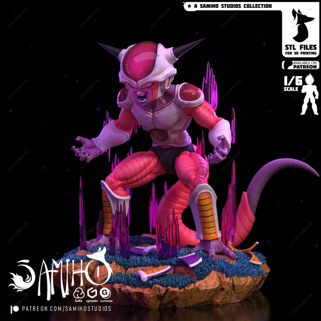 P站图纸印象馆 Samiho 龙珠 弗利萨 Samiho 龙珠 弗利萨