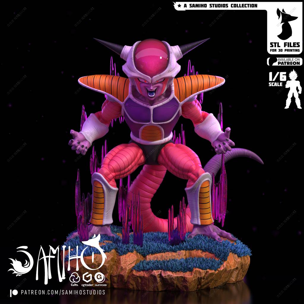 P站图纸印象馆 Samiho 龙珠 弗利萨 Samiho 龙珠 弗利萨