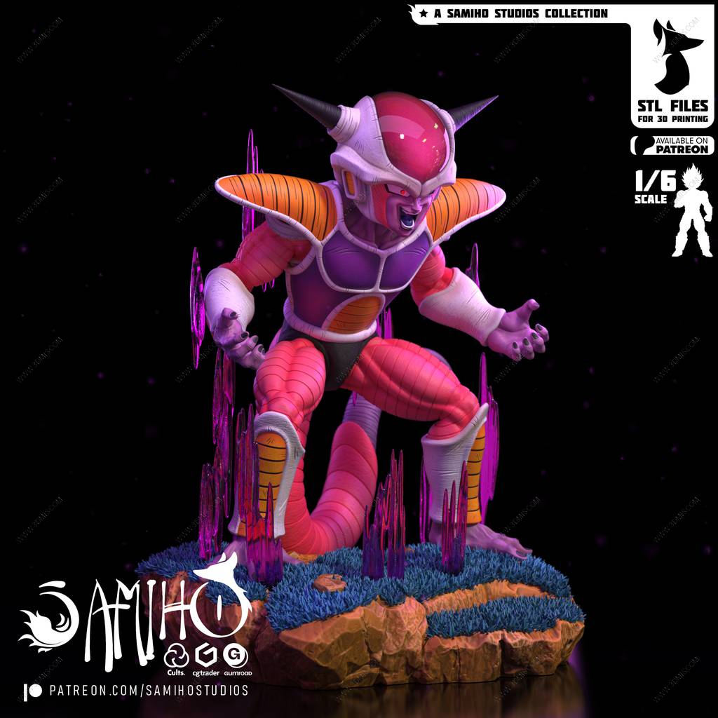 P站图纸印象馆 Samiho 龙珠 弗利萨 Samiho 龙珠 弗利萨