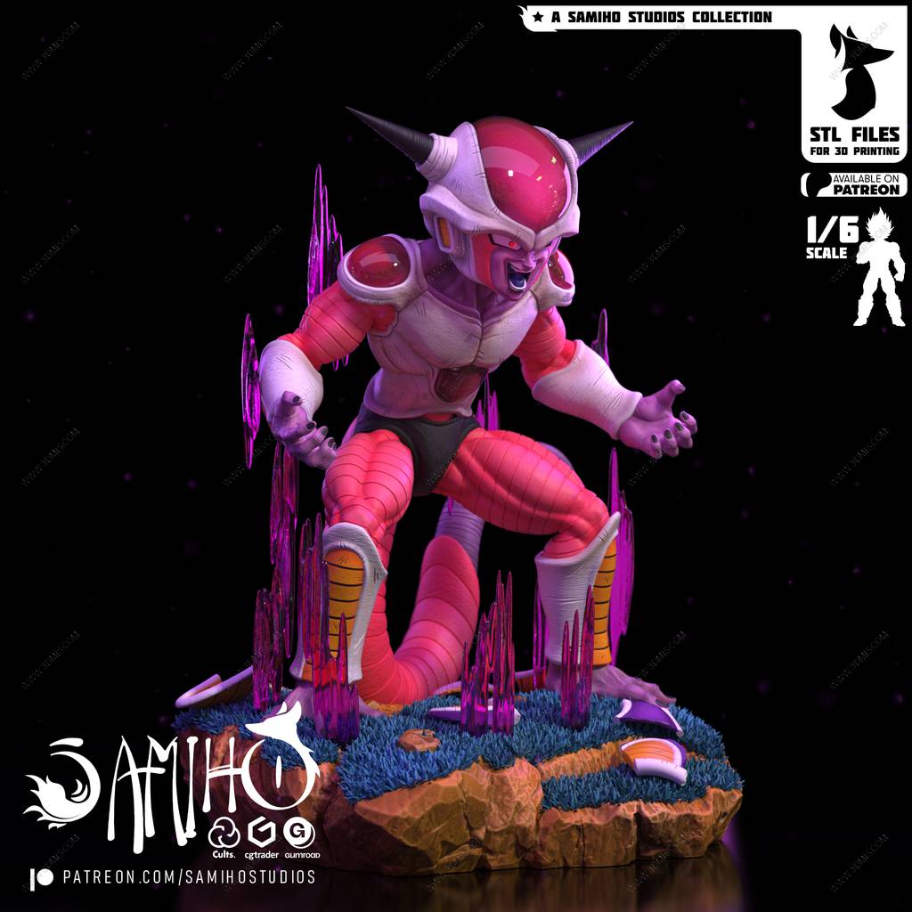 P站图纸印象馆 Samiho 龙珠 弗利萨 Samiho 龙珠 弗利萨