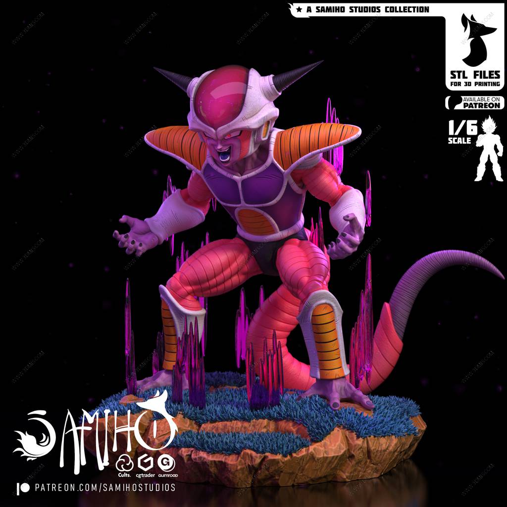 P站图纸印象馆 Samiho 龙珠 弗利萨 Samiho 龙珠 弗利萨