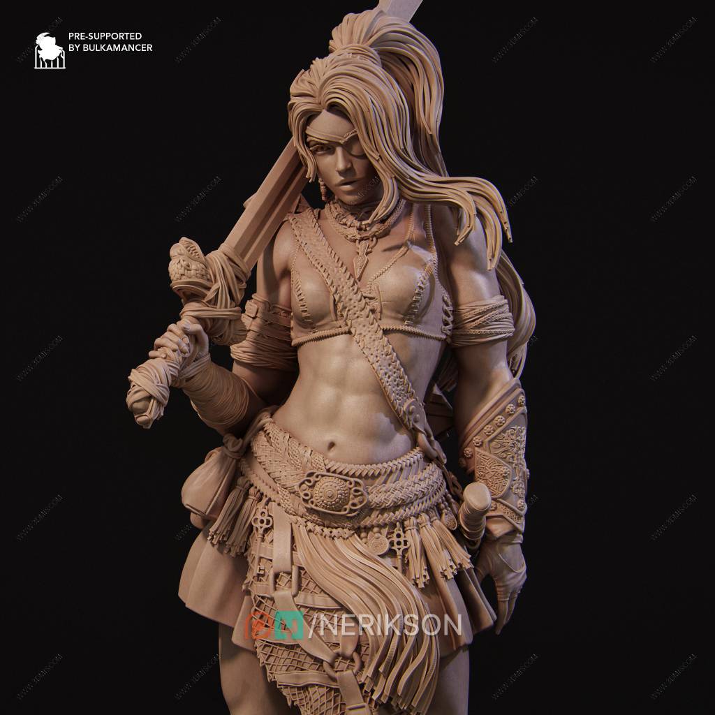 P站图纸印象馆 NeriKson 野蛮人佣兵 莉亚 NeriKson 野蛮人佣兵 莉亚