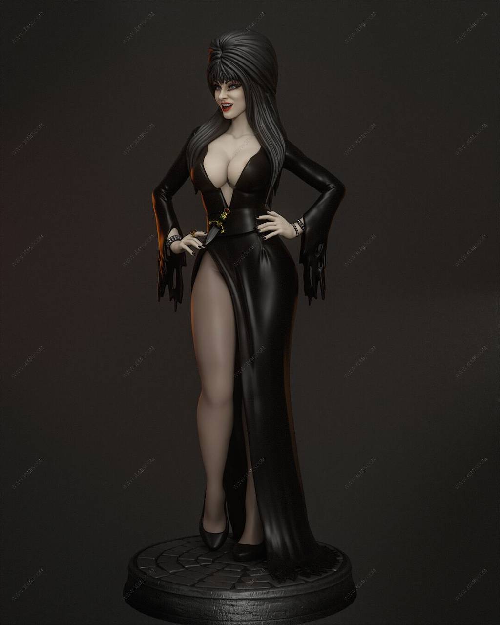 P站图纸印象馆 ABE3D 黑暗女王艾尔薇拉 艾尔薇拉 ABE3D 黑暗女王艾尔薇拉 艾尔薇拉