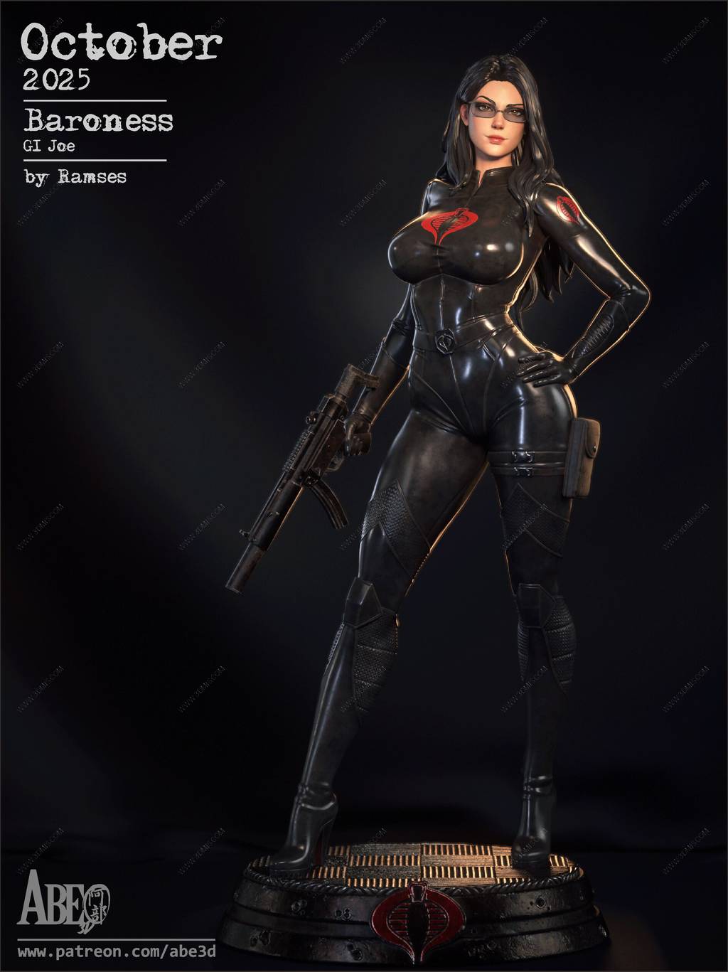 P站图纸印象馆 ABE3D 特种部队 男爵夫人 ABE3D 特种部队 男爵夫人