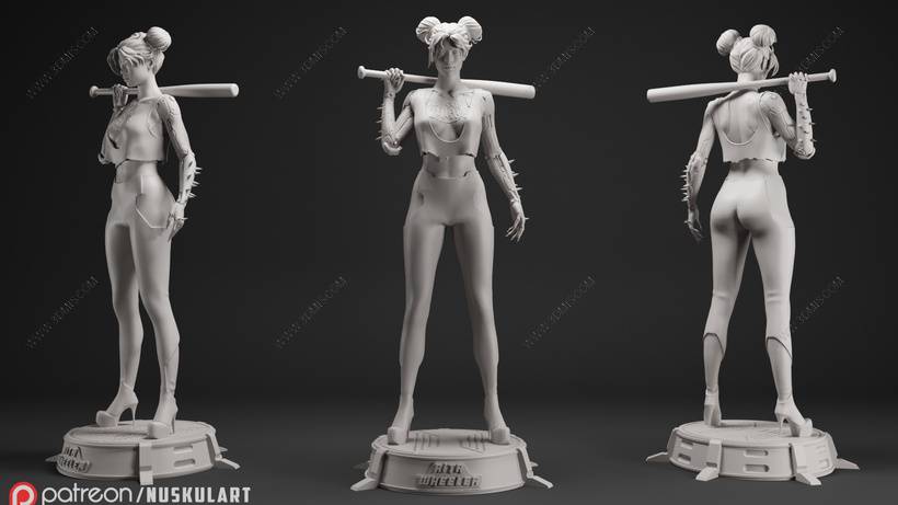 P站图纸印象馆 Nuskul Art 赛博朋克2077 丽塔 惠勒 Nuskul Art 赛博朋克2077 丽塔 惠勒