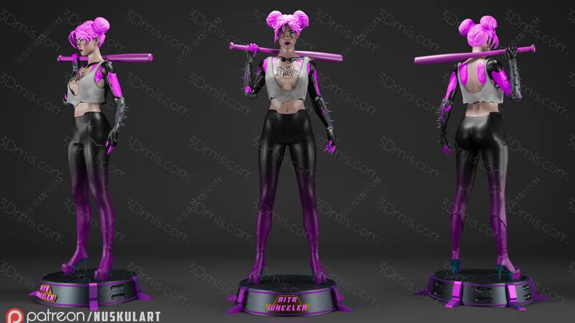 P站图纸印象馆 Nuskul Art 赛博朋克2077 丽塔 惠勒 Nuskul Art 赛博朋克2077 丽塔 惠勒