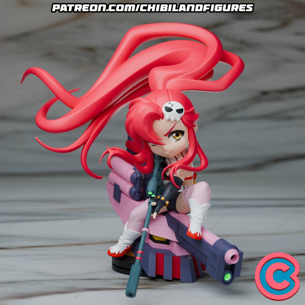 P站图纸印象馆 Chibi Land Figures 天元突破红莲螺岩 优子·利特纳 Chibi Land Figures 天元突破红莲螺岩 优子·利特纳
