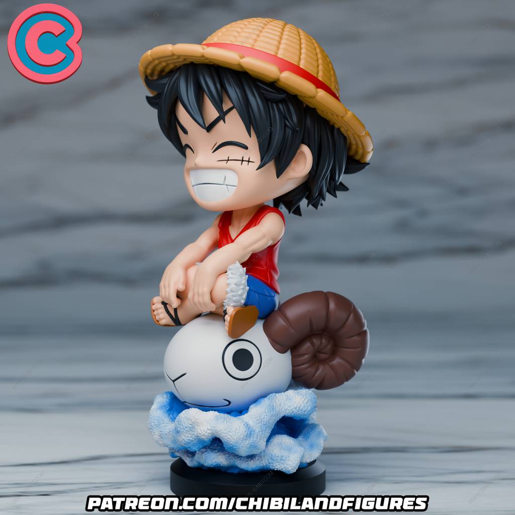 P站图纸印象馆 Chibi Land Figures 海贼王 路飞 Chibi Land Figures 海贼王 路飞