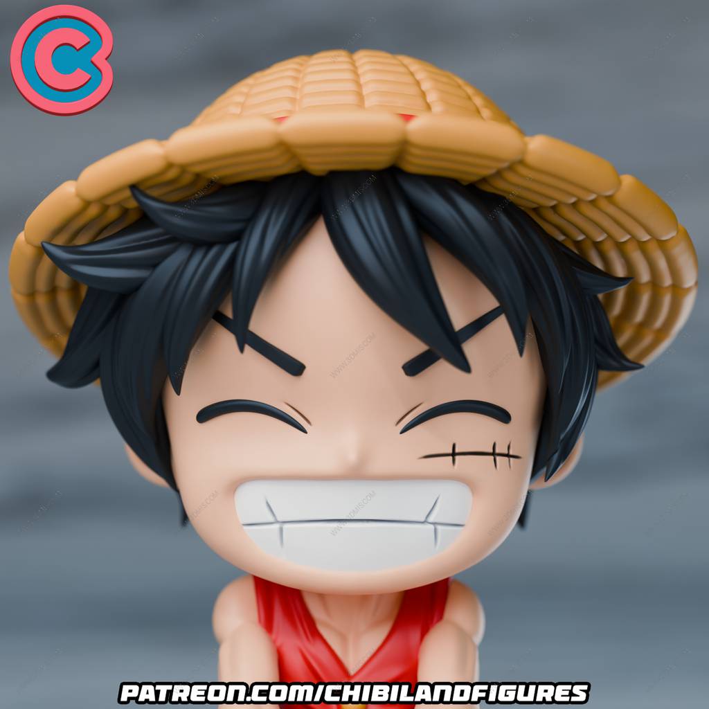 P站图纸印象馆 Chibi Land Figures 海贼王 路飞 Chibi Land Figures 海贼王 路飞