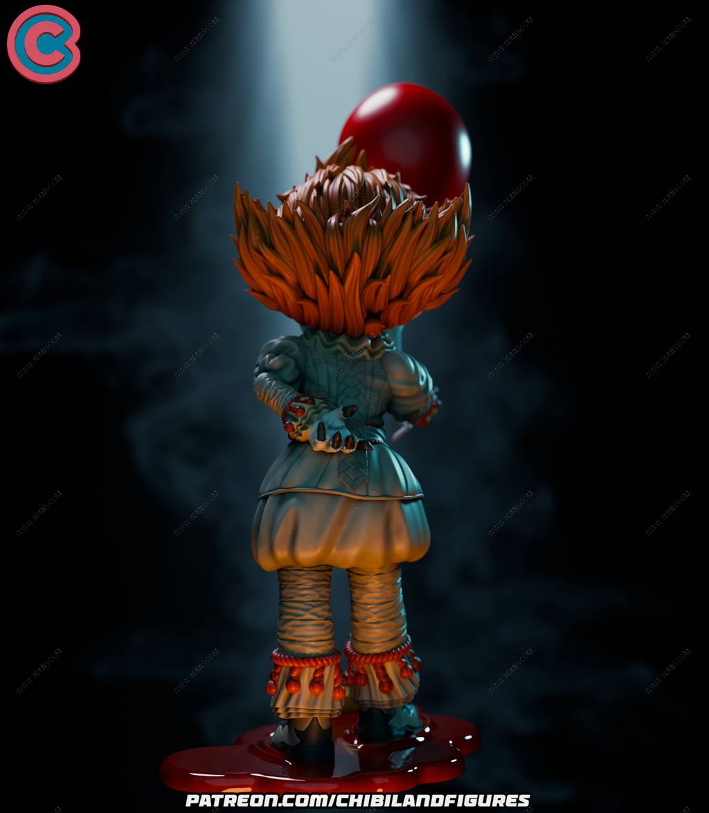 P站图纸印象馆 Chibi Land Figures 小丑潘尼怀斯 Chibi Land Figures 小丑潘尼怀斯