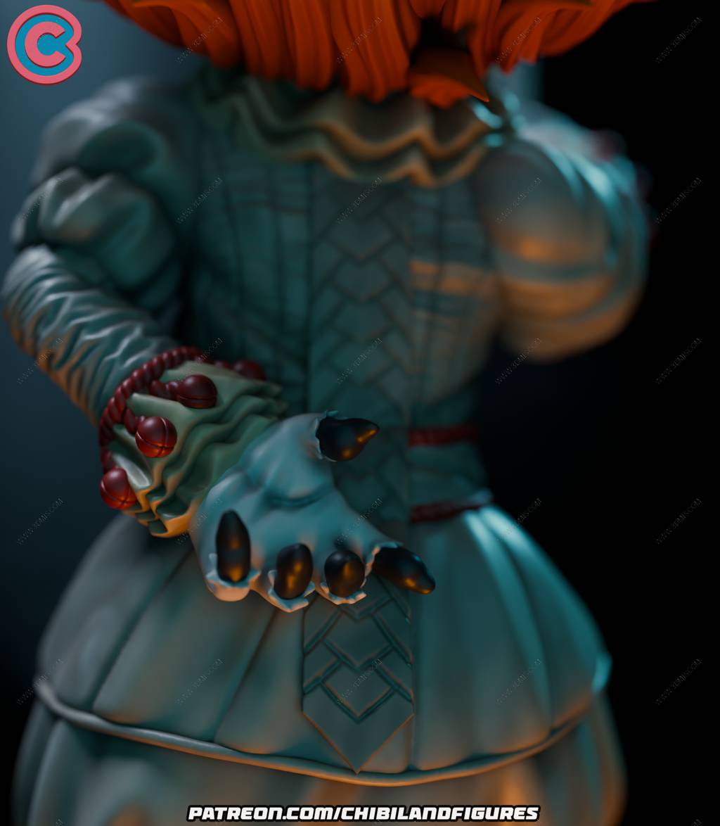 P站图纸印象馆 Chibi Land Figures 小丑潘尼怀斯 Chibi Land Figures 小丑潘尼怀斯