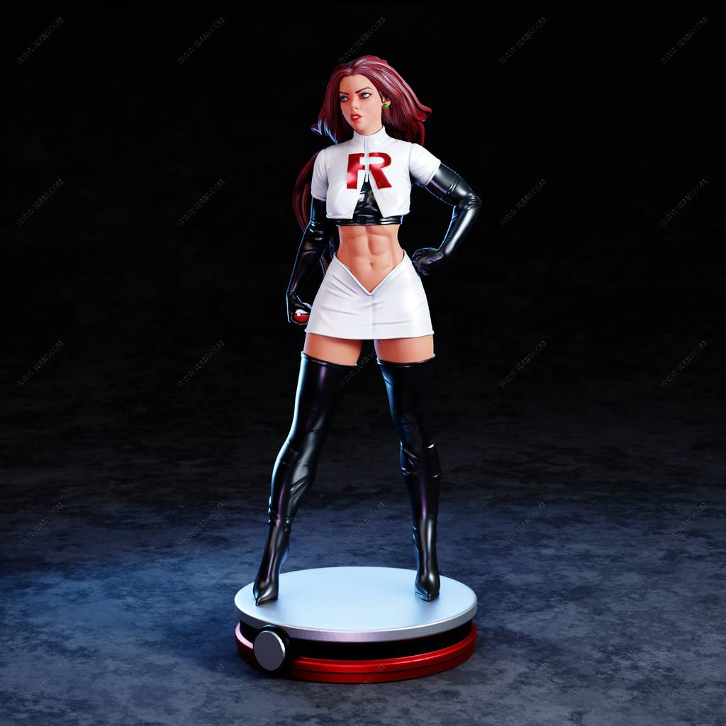 P站图纸印象馆 BrunoArt3D 精灵宝可梦 武藏 BrunoArt3D 精灵宝可梦 武藏