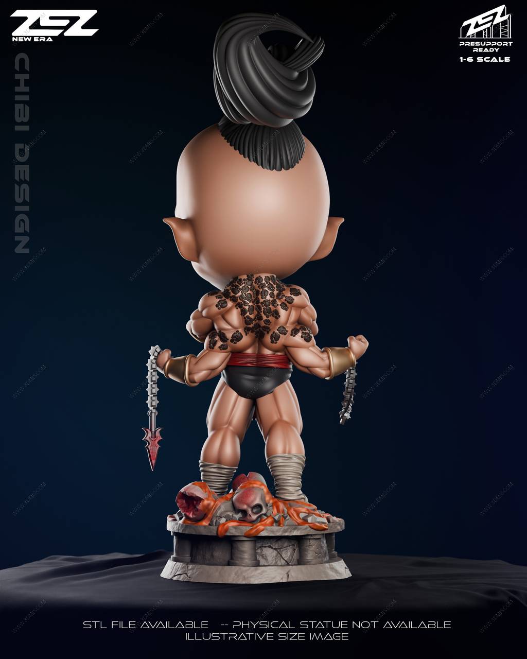 P站图纸印象馆 ZEZ STUDIOS 真人快打 戈洛 ZEZ STUDIOS 真人快打 戈洛