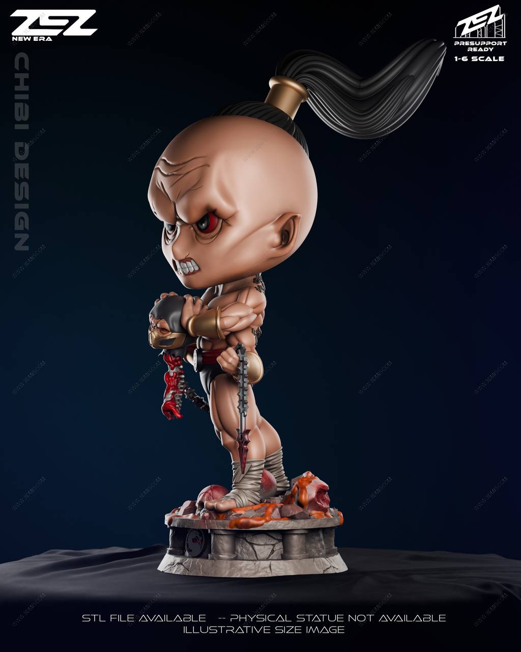 P站图纸印象馆 ZEZ STUDIOS 真人快打 戈洛 ZEZ STUDIOS 真人快打 戈洛