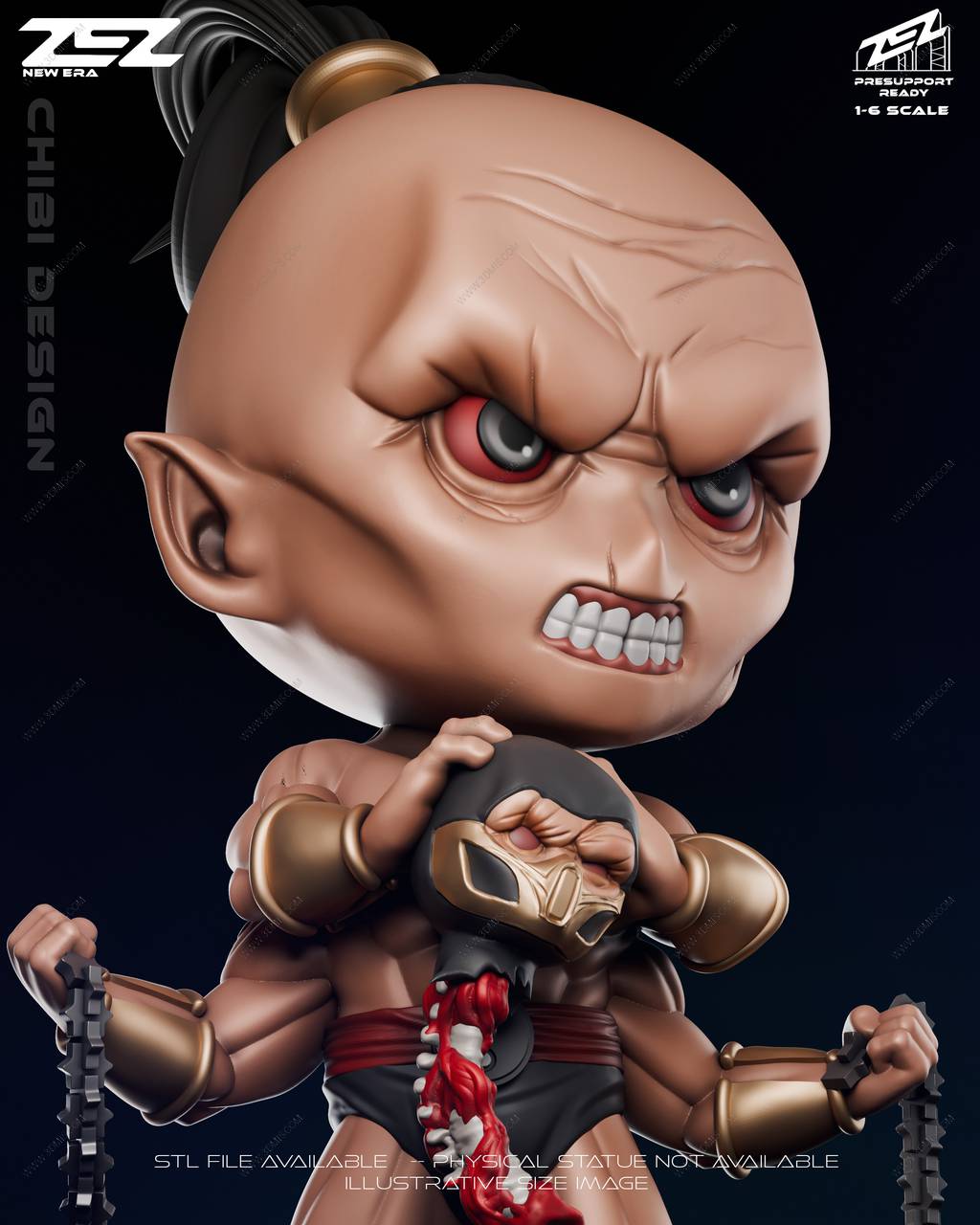 P站图纸印象馆 ZEZ STUDIOS 真人快打 戈洛 ZEZ STUDIOS 真人快打 戈洛