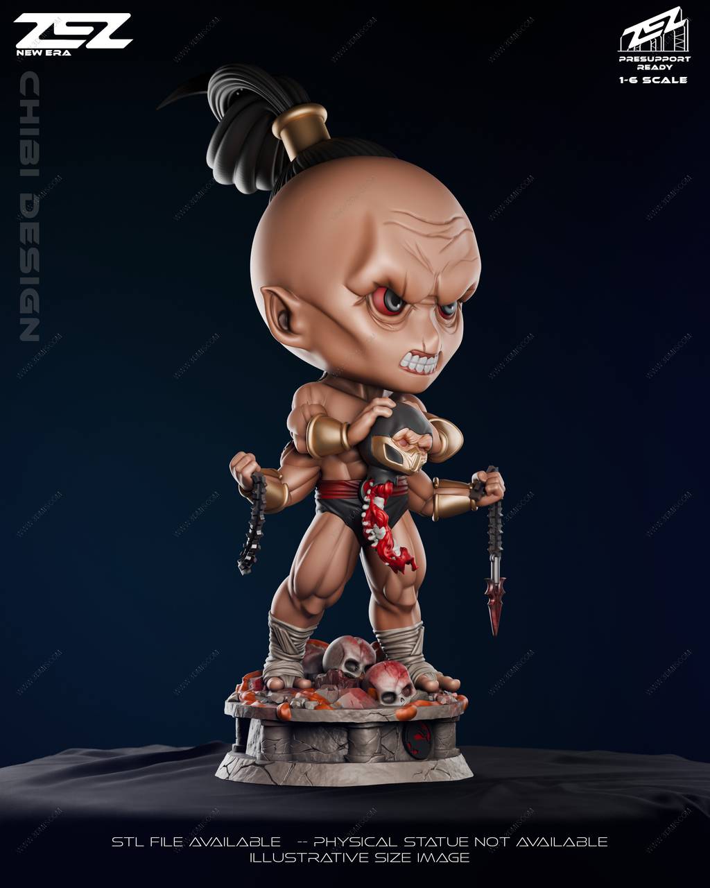 P站图纸印象馆 ZEZ STUDIOS 真人快打 戈洛 ZEZ STUDIOS 真人快打 戈洛