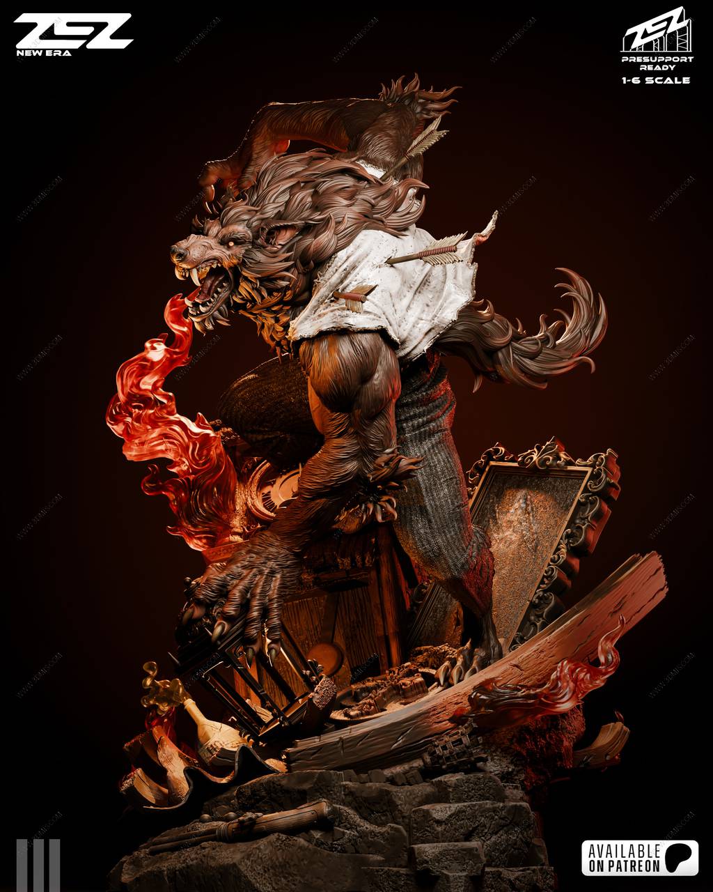 P站图纸印象馆 ZEZ STUDIOS 狼人 ZEZ STUDIOS 狼人