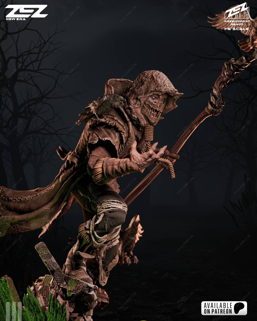 P站图纸印象馆 ZEZ STUDIOS DC漫画 稻草人 乔纳森·克雷 ZEZ STUDIOS DC漫画 稻草人 乔纳森·克雷