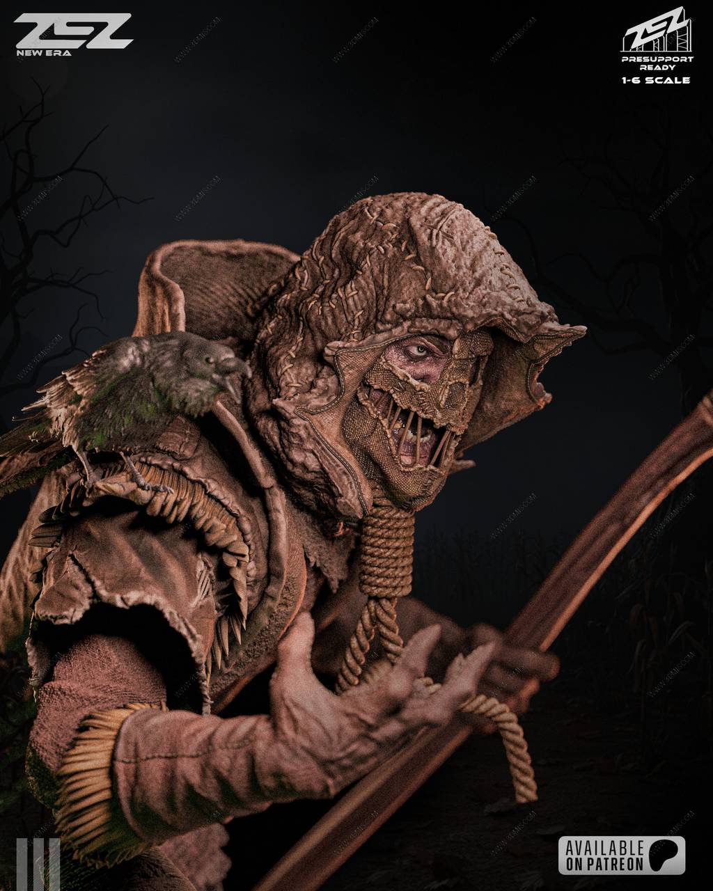 P站图纸印象馆 ZEZ STUDIOS DC漫画 稻草人 乔纳森·克雷 ZEZ STUDIOS DC漫画 稻草人 乔纳森·克雷