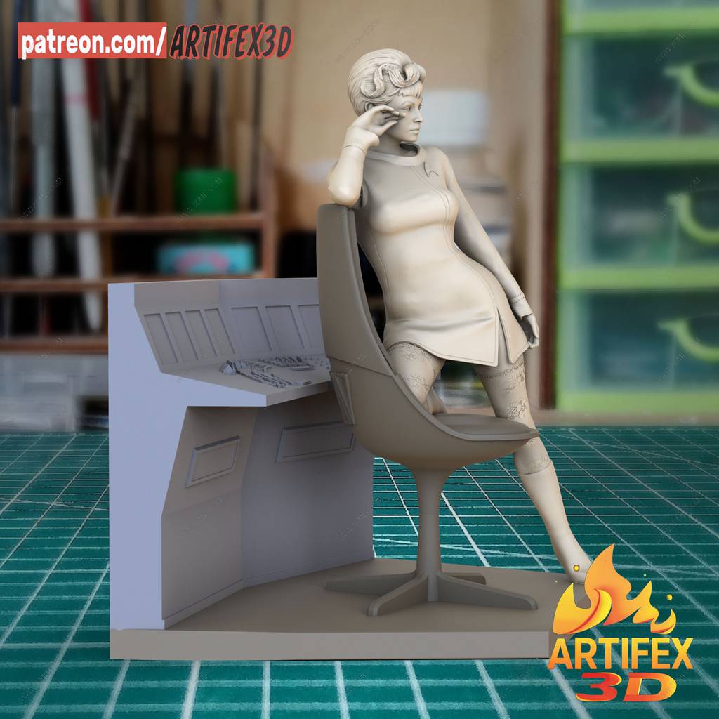 P站图纸印象馆 Artifex3d 星际旅行 妮欧塔·乌乎拉 Artifex3d 星际旅行 妮欧塔·乌乎拉