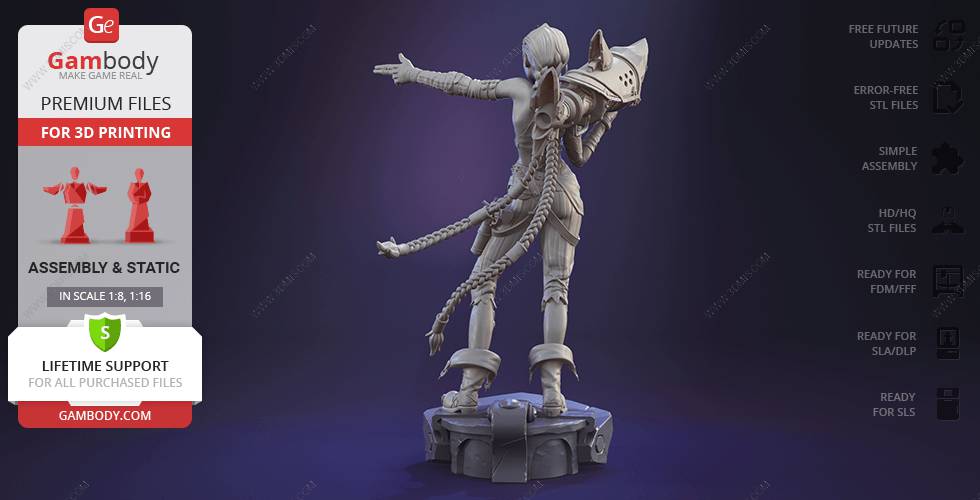 P站图纸印象馆 Gambody 英雄联盟 金克丝 Gambody 英雄联盟 金克丝