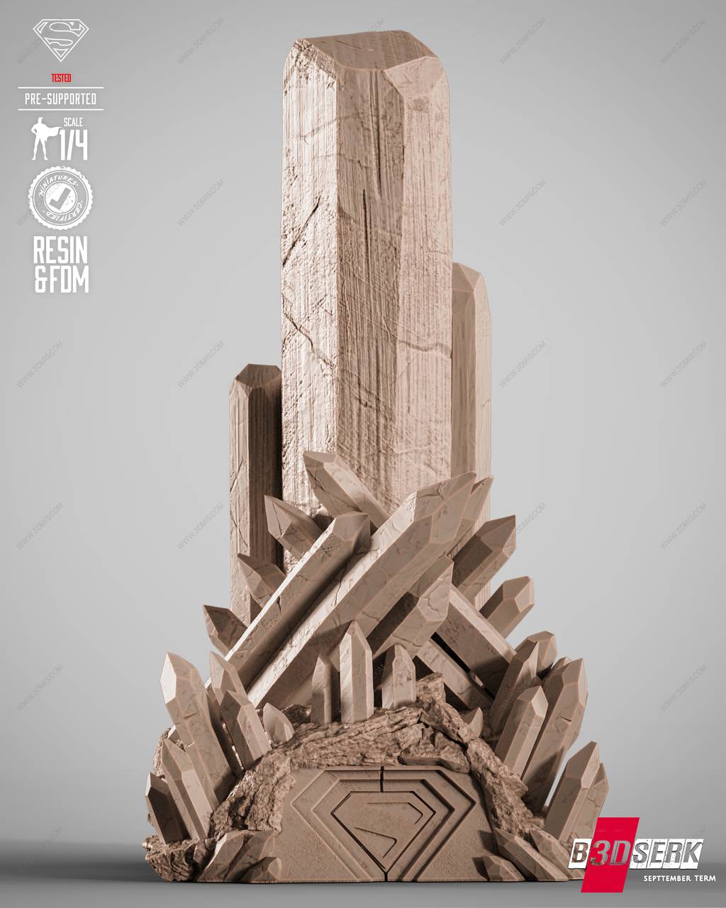 P站图纸印象馆 B3DSERK DC漫画 超人 B3DSERK DC漫画 超人