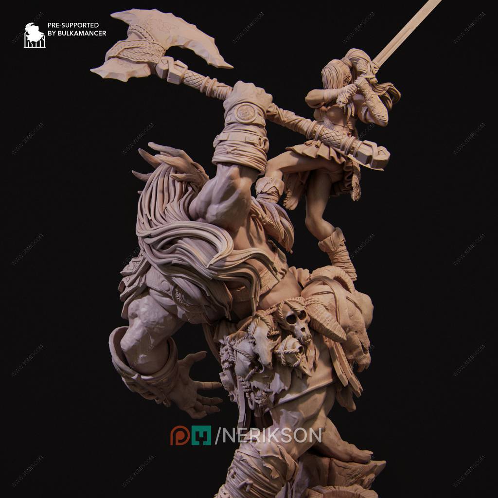 P站图纸印象馆 NeriKson 野蛮人佣兵 莉亚 NeriKson 野蛮人佣兵 莉亚