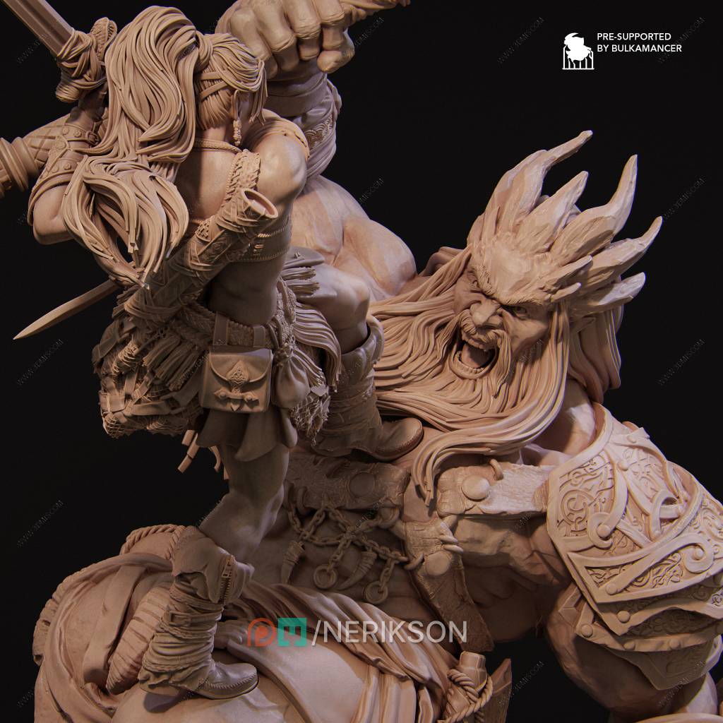 P站图纸印象馆 NeriKson 野蛮人佣兵 莉亚 NeriKson 野蛮人佣兵 莉亚