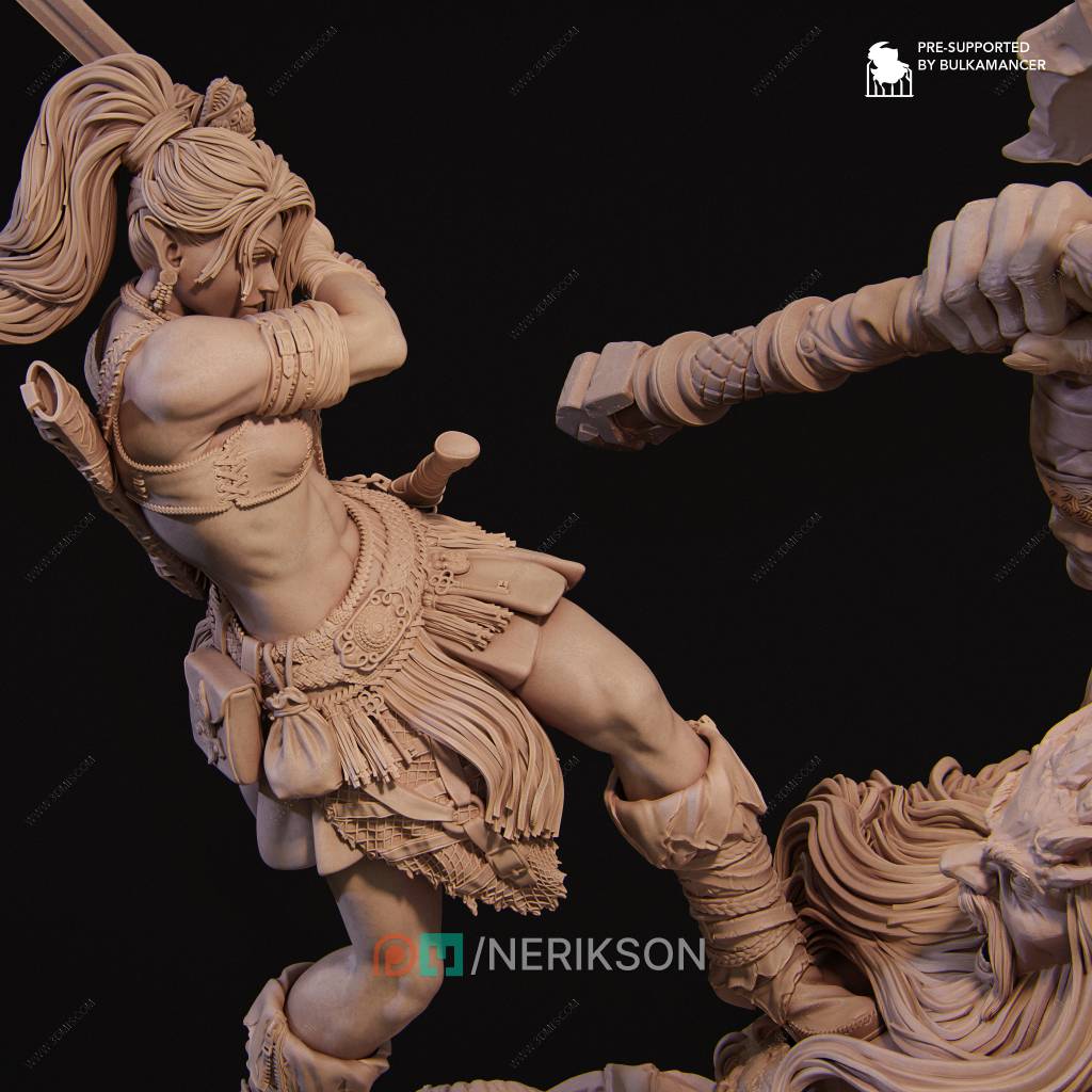 P站图纸印象馆 NeriKson 野蛮人佣兵 莉亚 NeriKson 野蛮人佣兵 莉亚