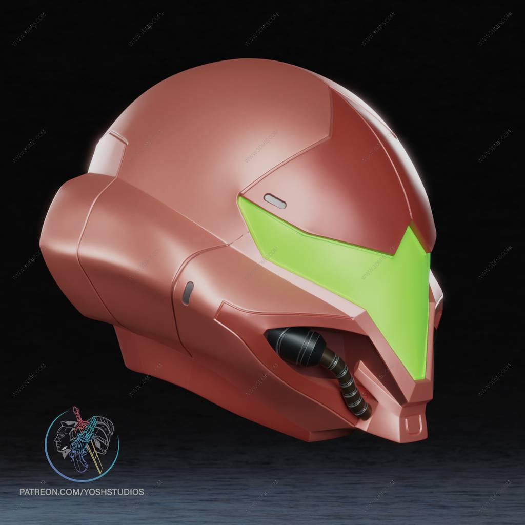 P站图纸印象馆 Yosh 银河战士 萨姆斯·阿兰的头盔 Yosh 银河战士 萨姆斯·阿兰的头盔