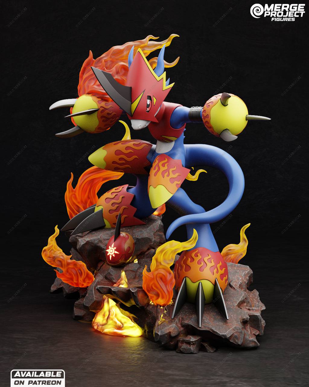 P站图纸印象馆 MPF 数码兽大冒险 烈焰龙兽 MPF 数码兽大冒险 烈焰龙兽