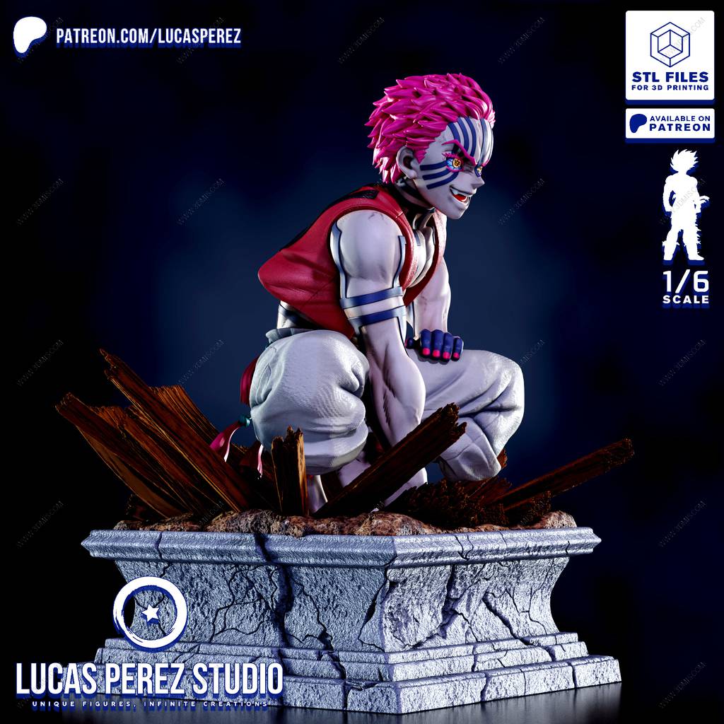 P站图纸印象馆 Lucas Perez 鬼灭之刃 猗窝座 Lucas Perez 鬼灭之刃 猗窝座