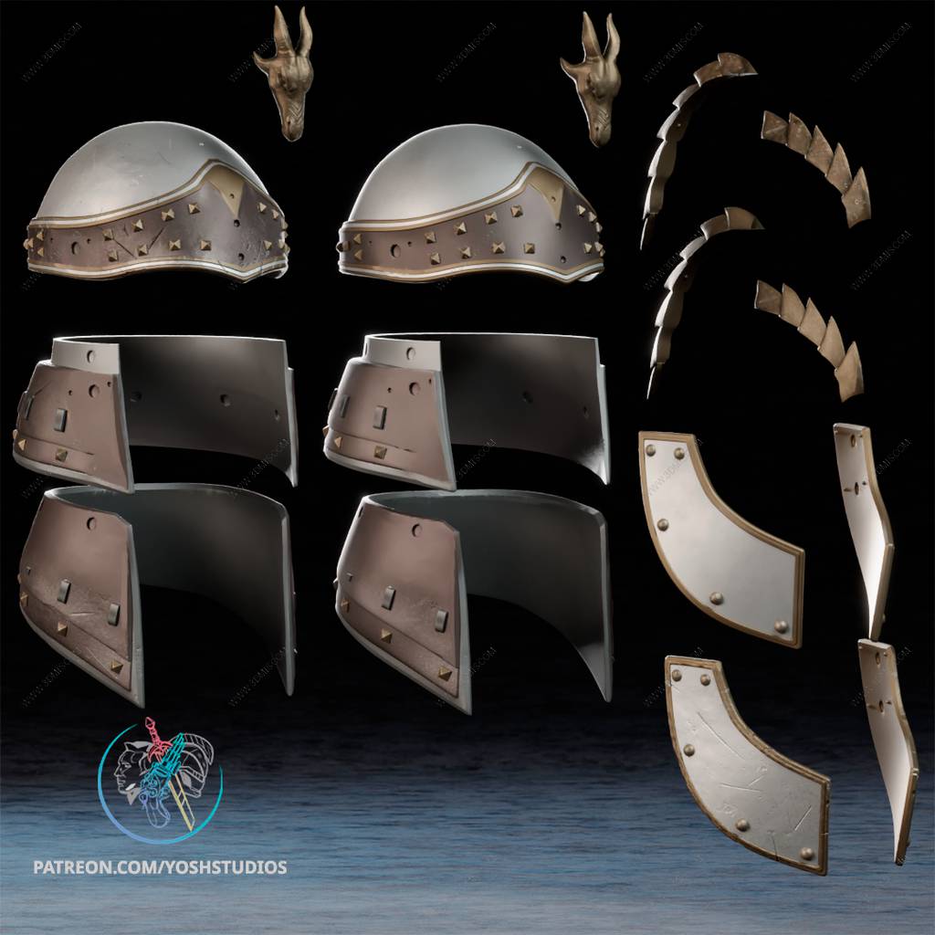 P站图纸印象馆 Yosh 上古卷轴 刀锋战士头盔 Yosh 上古卷轴 刀锋战士头盔