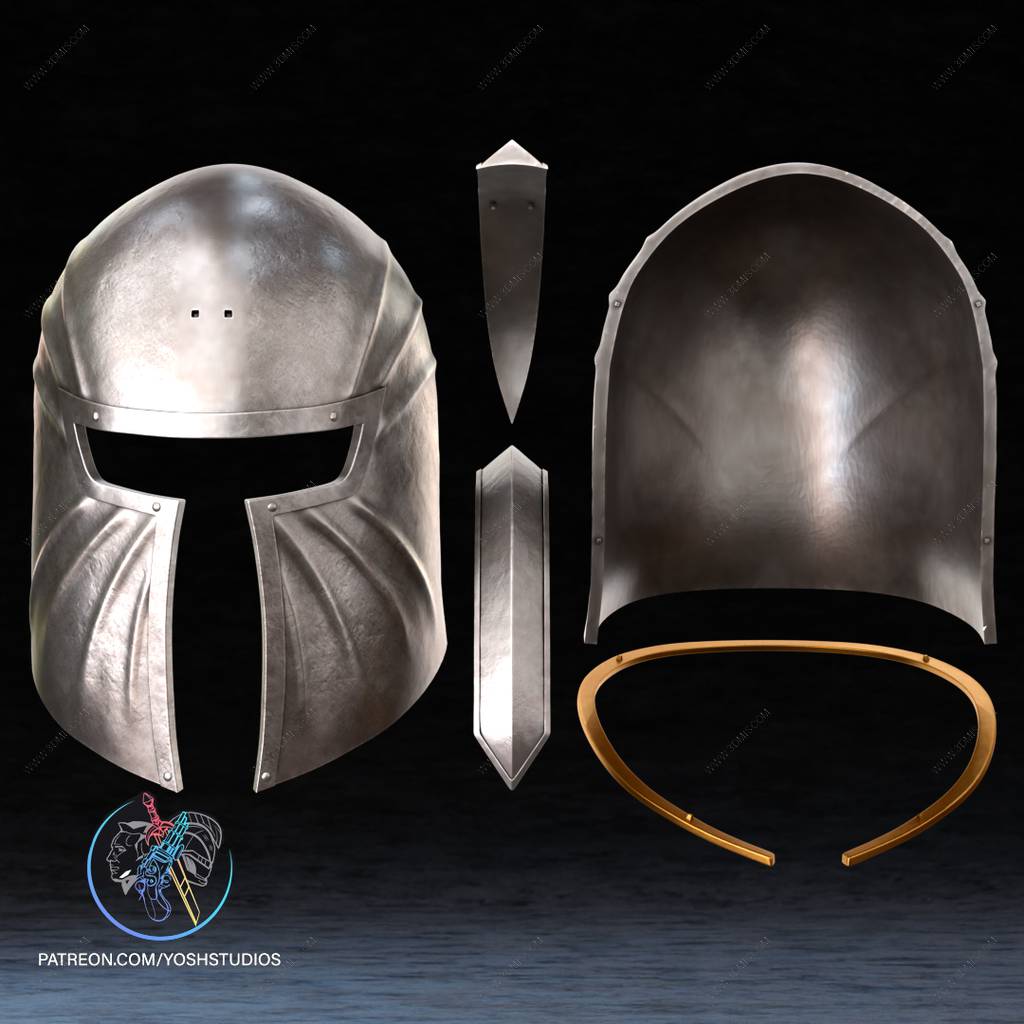 P站图纸印象馆 Yosh 上古卷轴 重装头盔 Yosh 上古卷轴 重装头盔