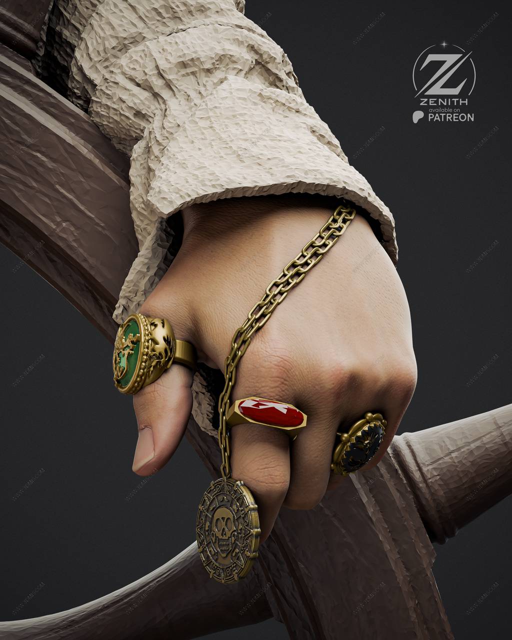 P站图纸印象馆 ZEZ STUDIOS 加勒比海盗 杰克·斯帕罗 ZEZ STUDIOS 加勒比海盗 杰克·斯帕罗