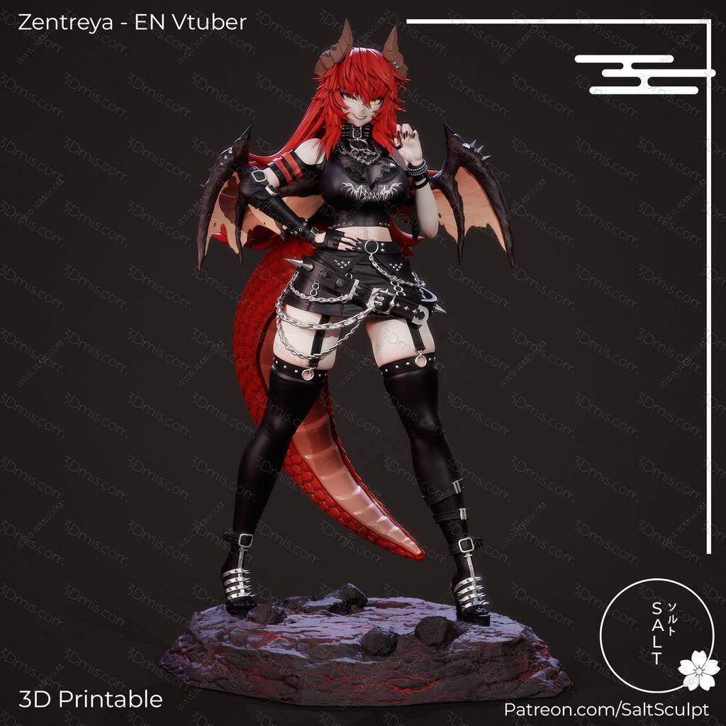 P站图纸印象馆 虚拟偶像 Zentreya 虚拟偶像 Zentreya