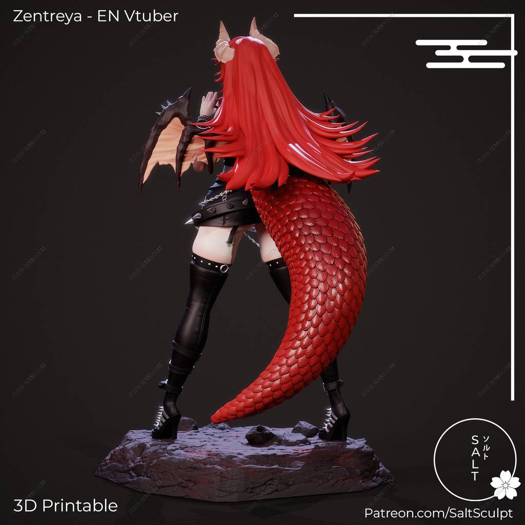 P站图纸印象馆 SaltSculpt 虚拟偶像 Zentreya SaltSculpt 虚拟偶像 Zentreya